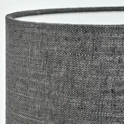 Lampes En Tissu-hofstein Lampe de table Francillon Brun, Chrome, Couleur bois, 1 lumière