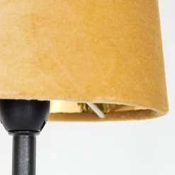 Lampes En Tissu-hofstein Lampe de table Frandina Jaune, Or, 1 lumière