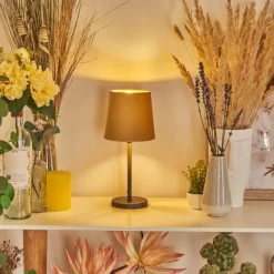 Lampes En Tissu-hofstein Lampe de table Frandina Jaune, Or, 1 lumière