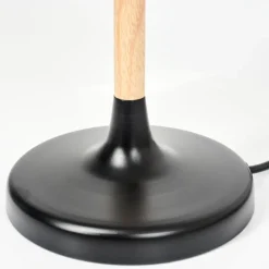 Lampes En Tissu-hofstein Lampe de table Frecheiro Écru, Noir, 1 lumière
