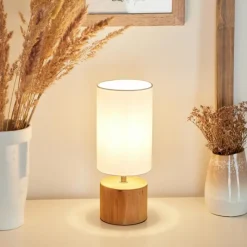 Lampes En Tissu-hofstein Lampe de table Geneva Écru, 1 lumière