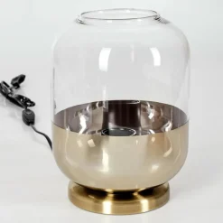 hofstein Lampe de table Golpilhal Or, Laiton, 1 lumière