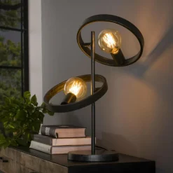 hofstein Lampe de table Hover Anthracite, 1 lumière* Lampes À Poser