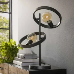 hofstein Lampe de table Hover Anthracite, 1 lumière* Lampes À Poser