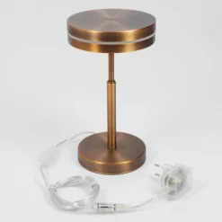 hofstein Lampe de table Huallilemu LED Vieux laiton, 1 lumière