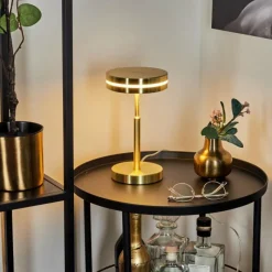 hofstein Lampe de table Huallilemu LED Laiton, 1 lumière* Éclairage Led