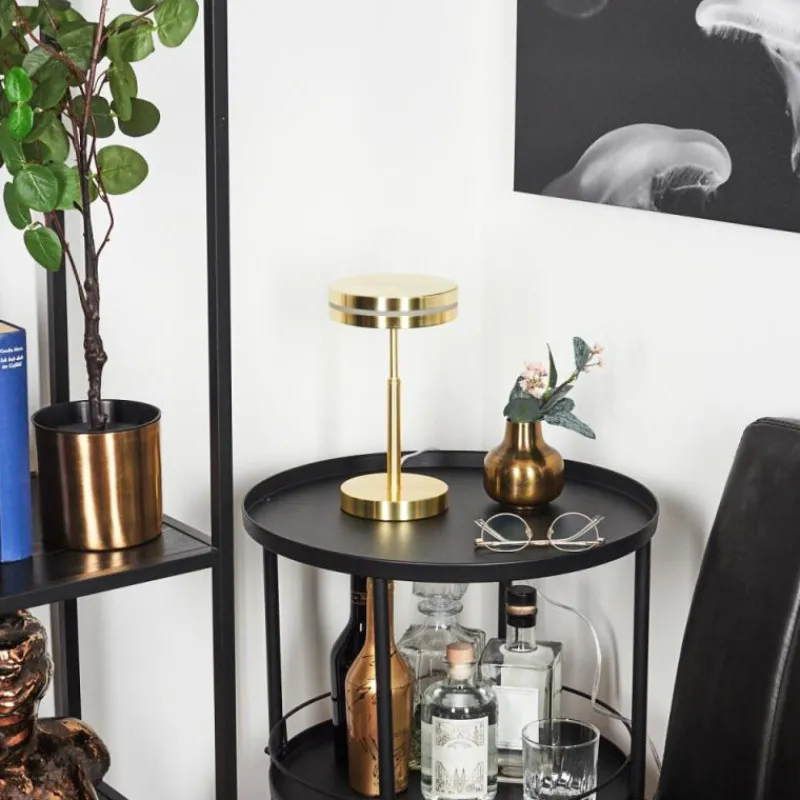 hofstein Lampe de table Huallilemu LED Laiton, 1 lumière* Éclairage Led