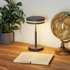 hofstein Lampe de table Huallilemu LED Noir, 1 lumière