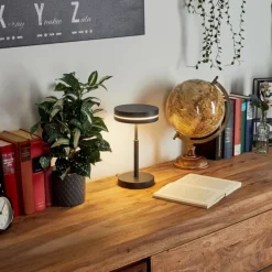 hofstein Lampe de table Huallilemu LED Noir, 1 lumière