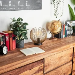 Lampes Dorées-hofstein Lampe de table Keryvaland Or, Noir, 1 lumière