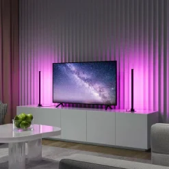 Luminaires Reality Lampe de table - kit de 2 Reality BOY LED Noir, 2 lumières, Télécommandes, Changeur de couleurs* Éclairage Led