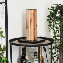 Lampes En Bois-hofstein Lampe de table Kyneton LED Écru, Noir, 1 lumière
