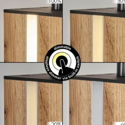 Lampes En Tissu-hofstein Lampe de table Kyneton LED Écru, Noir, 2 lumières