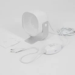 hofstein Lampe de table Ledo Argenté, 1 lumière, Changeur de couleurs