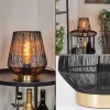 Style Boho-Chic-hofstein Lampe de table Madancos Laiton, 1 lumière