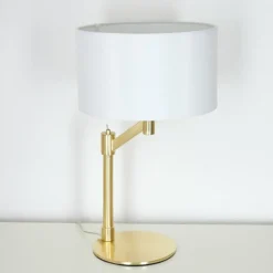 Lampes En Tissu-hofstein Lampe de table Manhenha Laiton, 1 lumière
