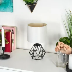 Lampes En Tissu-hofstein Lampe de table Marang Noir, 1 lumière