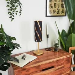 hofstein Lampe de table Maschwanden Or, 1 lumière