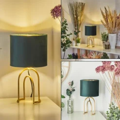 Lampes En Tissu-hofstein Lampe de table Miravale Or, 1 lumière