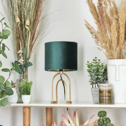 Lampes En Tissu-hofstein Lampe de table Miravale Or, 1 lumière