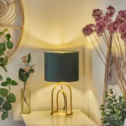 Lampes En Tissu-hofstein Lampe de table Miravale Or, 1 lumière