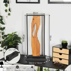 Luminaires Scandinaves-hofstein Lampe de table Nevogilde LED Écru, Noir, 1 lumière