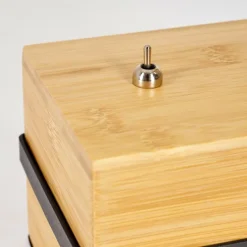 Luminaires Scandinaves-hofstein Lampe de table Noulens Écru, Noir, 1 lumière