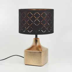 Lampes En Tissu-hofstein Lampe de table Osorno Or, 1 lumière