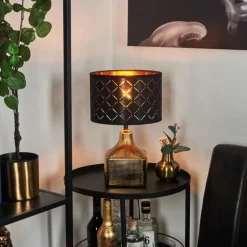 Lampes En Tissu-hofstein Lampe de table Osorno Or, 1 lumière