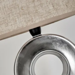 Lampes En Tissu-hofstein Lampe de table Pagade Argenté, 1 lumière