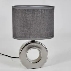 Lampes En Tissu-hofstein Lampe de table Pagade Argenté, 1 lumière