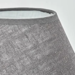 Lampes En Tissu-hofstein Lampe de table Palmela Gris, Blanc, 1 lumière