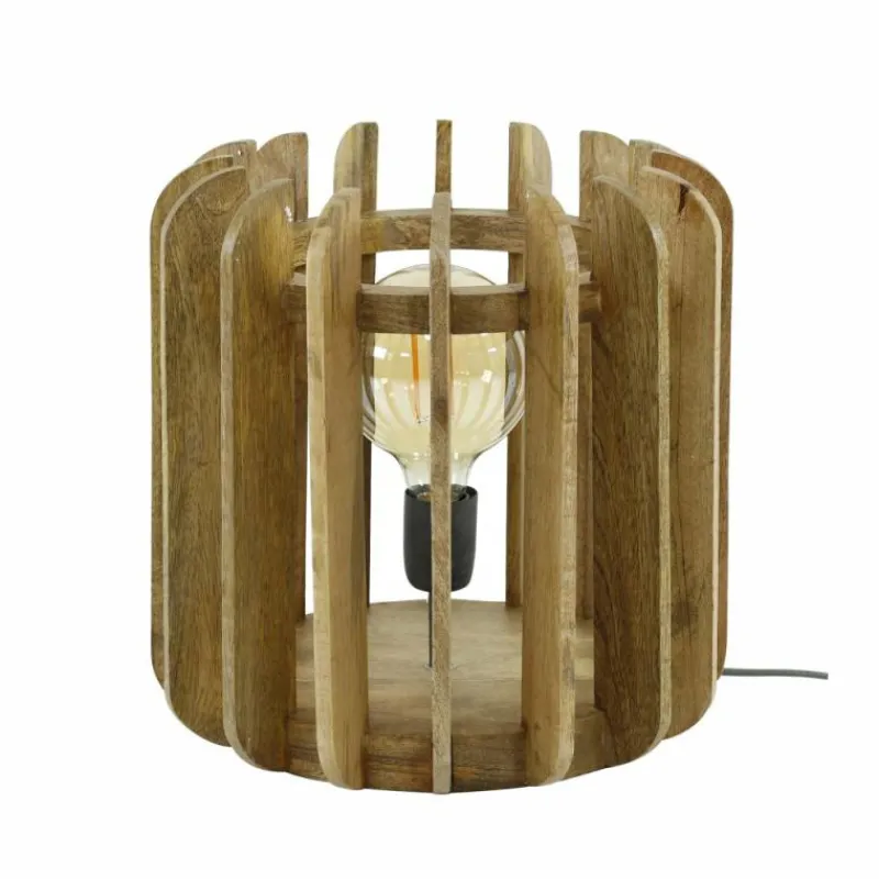 Lampes En Bois-hofstein Lampe de table Pirmil Écru, 1 lumière