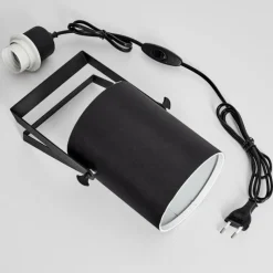 Lampes En Tissu-hofstein Lampe de table Puelches Noir, 1 lumière