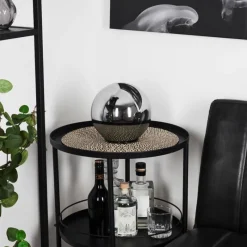 Suspension Verre Fumé-hofstein Lampe de table Recoutas Noir, 1 lumière