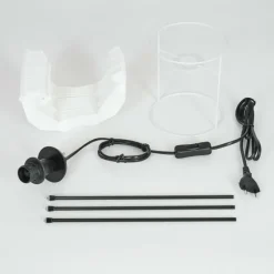 hofstein Lampe de table Regufe Noir, 1 lumière