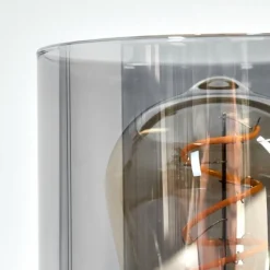 Suspension Verre Fumé-hofstein Lampe de table Roxa Écru, Noir, 1 lumière