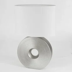 Lampes En Tissu-hofstein Lampe de table Saija Argenté, 1 lumière