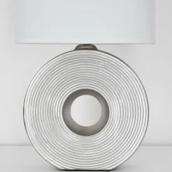 Lampes En Tissu-hofstein Lampe de table Saija Argenté, 1 lumière