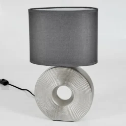 Lampes En Tissu-hofstein Lampe de table Saija Argenté, 1 lumière