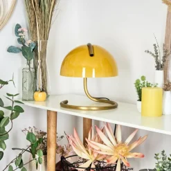 hofstein Lampe de table Seladinhas Chrome, 1 lumière