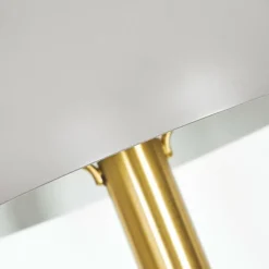 Luminaires Rustiques-hofstein Lampe de table Tamel Or, 1 lumière