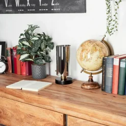 Suspension Verre Fumé-hofstein Lampe de table Vaurois Laiton, Noir, 1 lumière