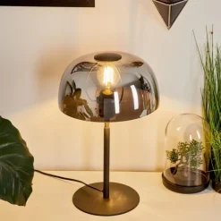 hofstein Lampe de table Werentzhouse Noir, 1 lumière