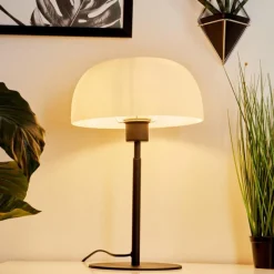 hofstein Lampe de table Werentzhouse Noir, 1 lumière