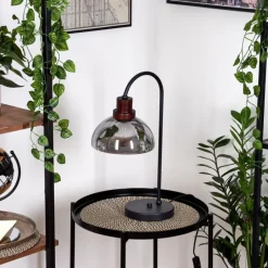 Suspension Verre Fumé-hofstein Lampe de table Aannestad Brun, Noir, 1 lumière