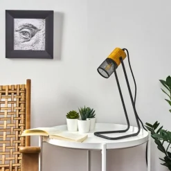 hofstein Lampe de table Agrons Noir, 1 lumière