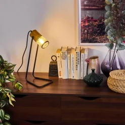 hofstein Lampe de table Agrons Noir, 1 lumière