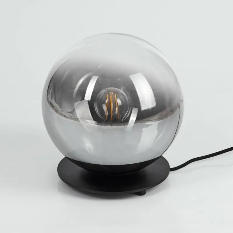 Luminaires Scandinaves-hofstein Lampe de table Ahanga Noir, 1 lumière