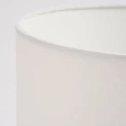 Lampes En Tissu-hofstein Lampe de table Akrema Écru, Noir, 1 lumière